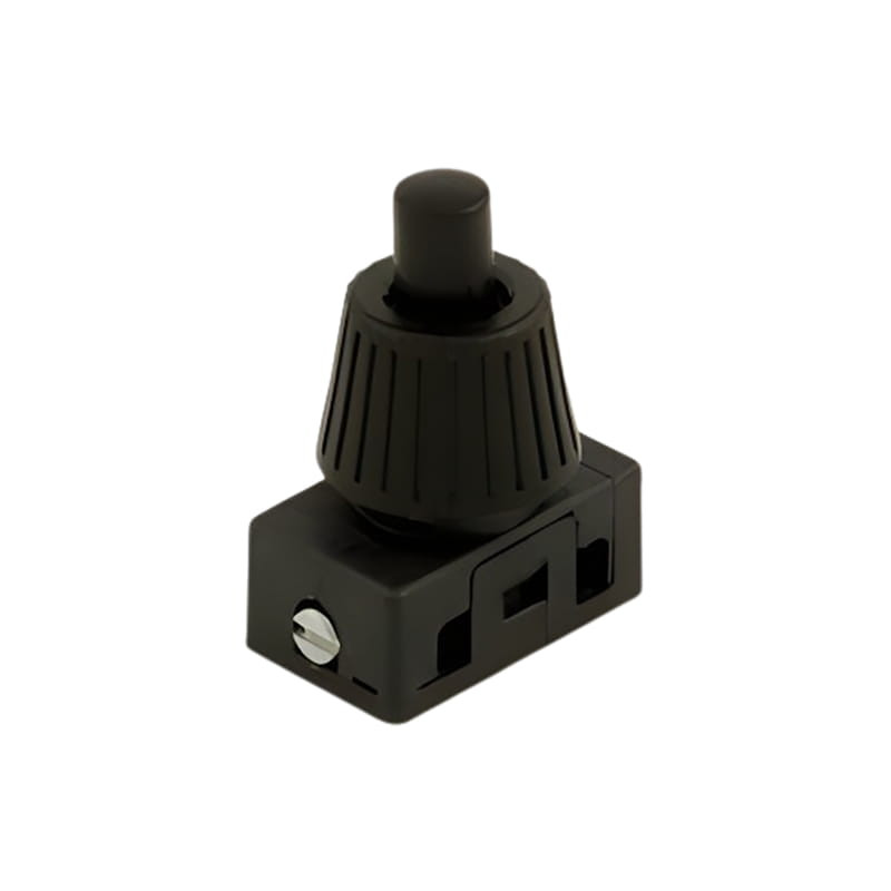 Jeani 703B Miniature Push Button Lamp Switch 2A 240V – Inline On/Off Switch