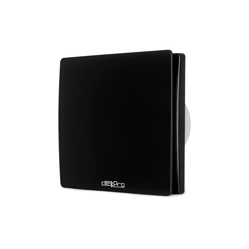 Dexpro DXF100BT 4in Bathroom Extractor Fan with Timer IPX4 Matt Black