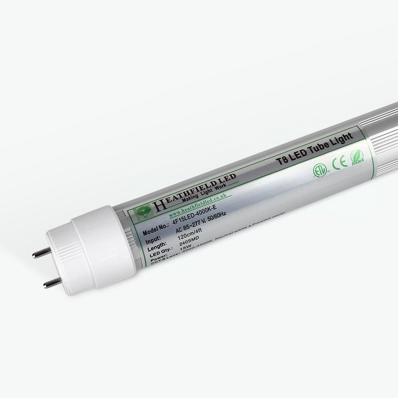 Heathfield 2ft 8w LED "Yew" Tube Emergency Compatible - Available in 4000K (Cool White) & 6000K (Daylight)