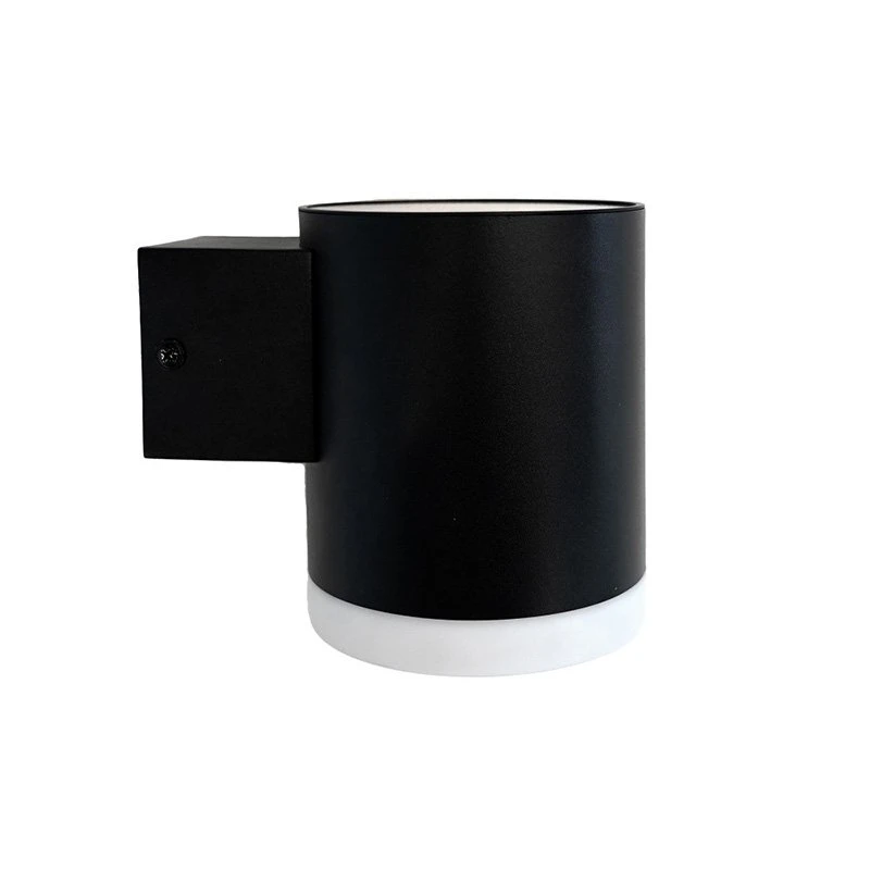 Integral True Solar LED outdoor wall light in black