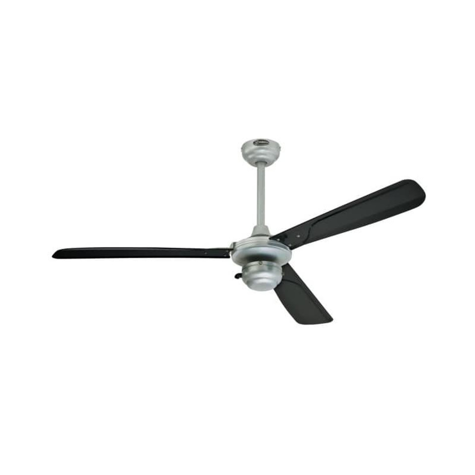 Westinghouse Mountain Gale 132cm Indoor/Outdoor Ceiling Fan Silver & Black ABS Blades 72422