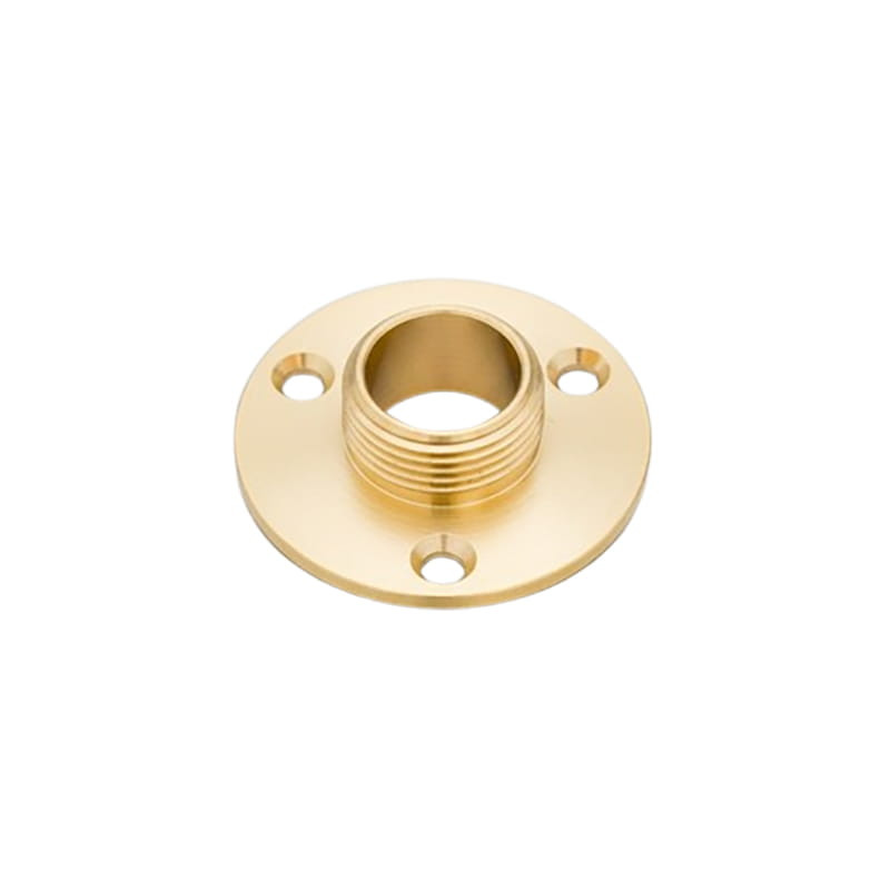 Jeani 501 Brass Back Flange Plate 1/2" Thread Lighting Mounting Plate Pack of 100