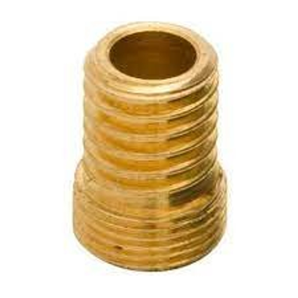 Jeani 504 1/2" x 7/16" Whitworth Brass Wood Nipples Pack of 25