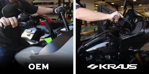 OEM vs Kraus handlebars