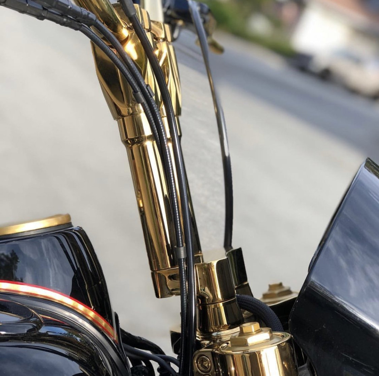 Kraus Isolated & Kickback Risers (Bagger, 18+ Softail)