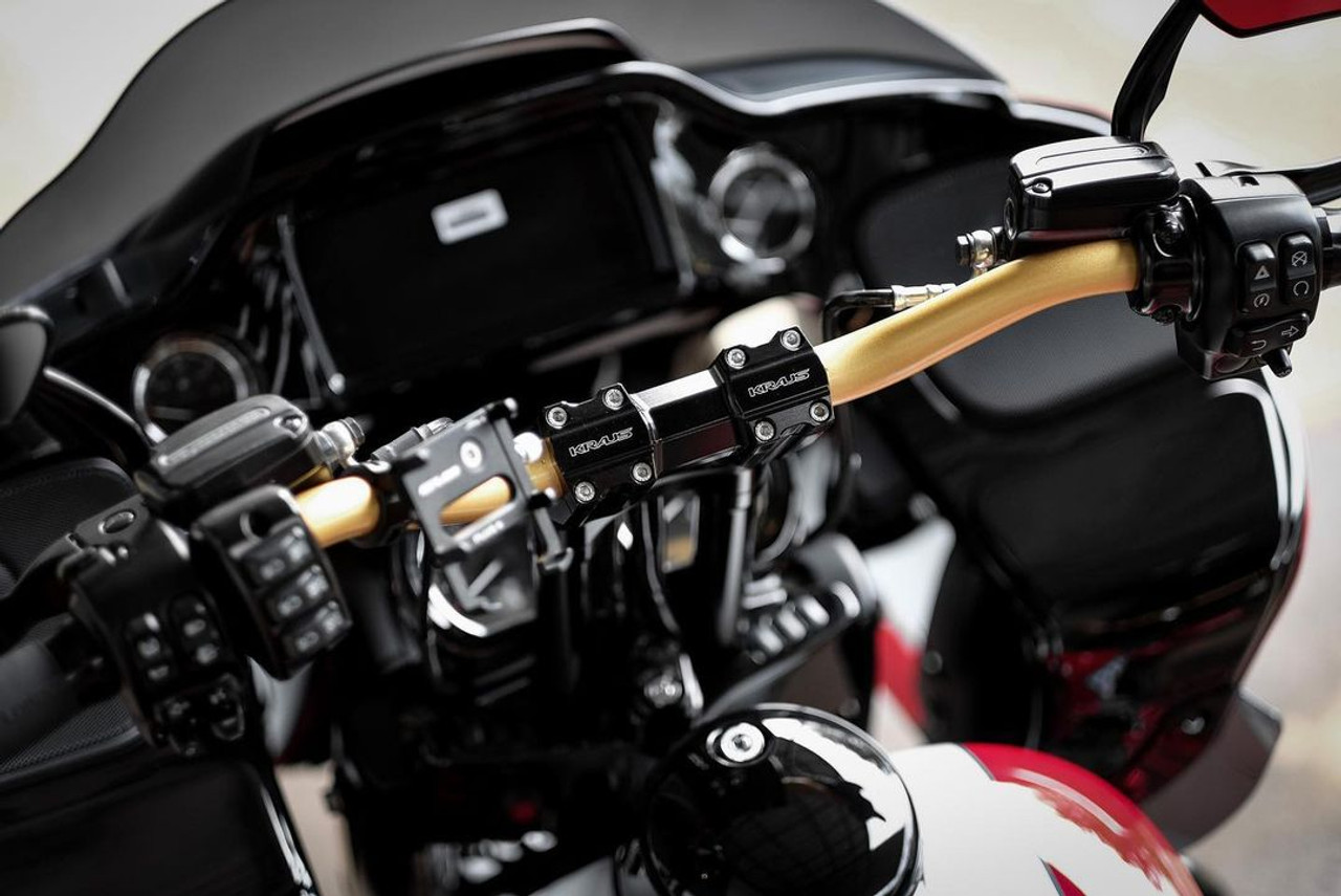 Kraus Road Glide 10-in T-Bar Handlebar Pro Kit | Kraus Moto