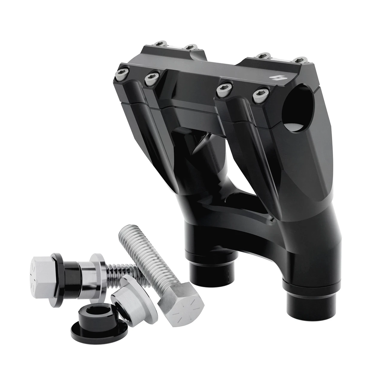 Kraus Isolated & Kickback Risers (Dyna, Pre-18 Softail, FXR, Sportster)