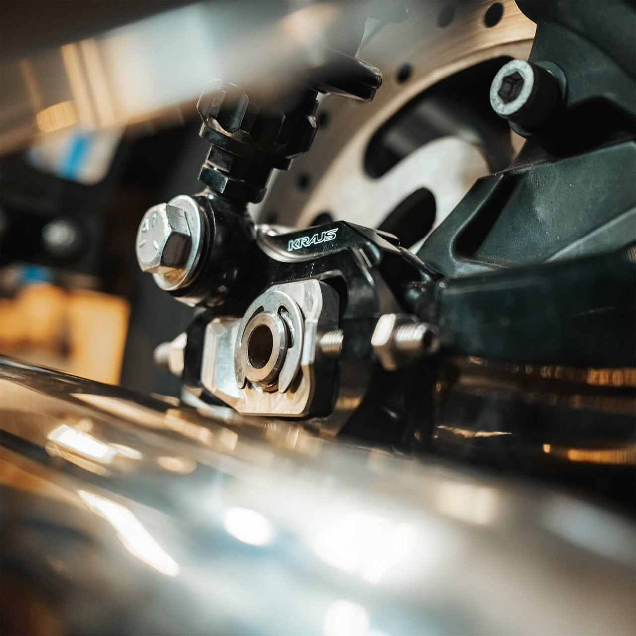 Vector One Flushline Rear Axle Adjuster | Kraus Moto