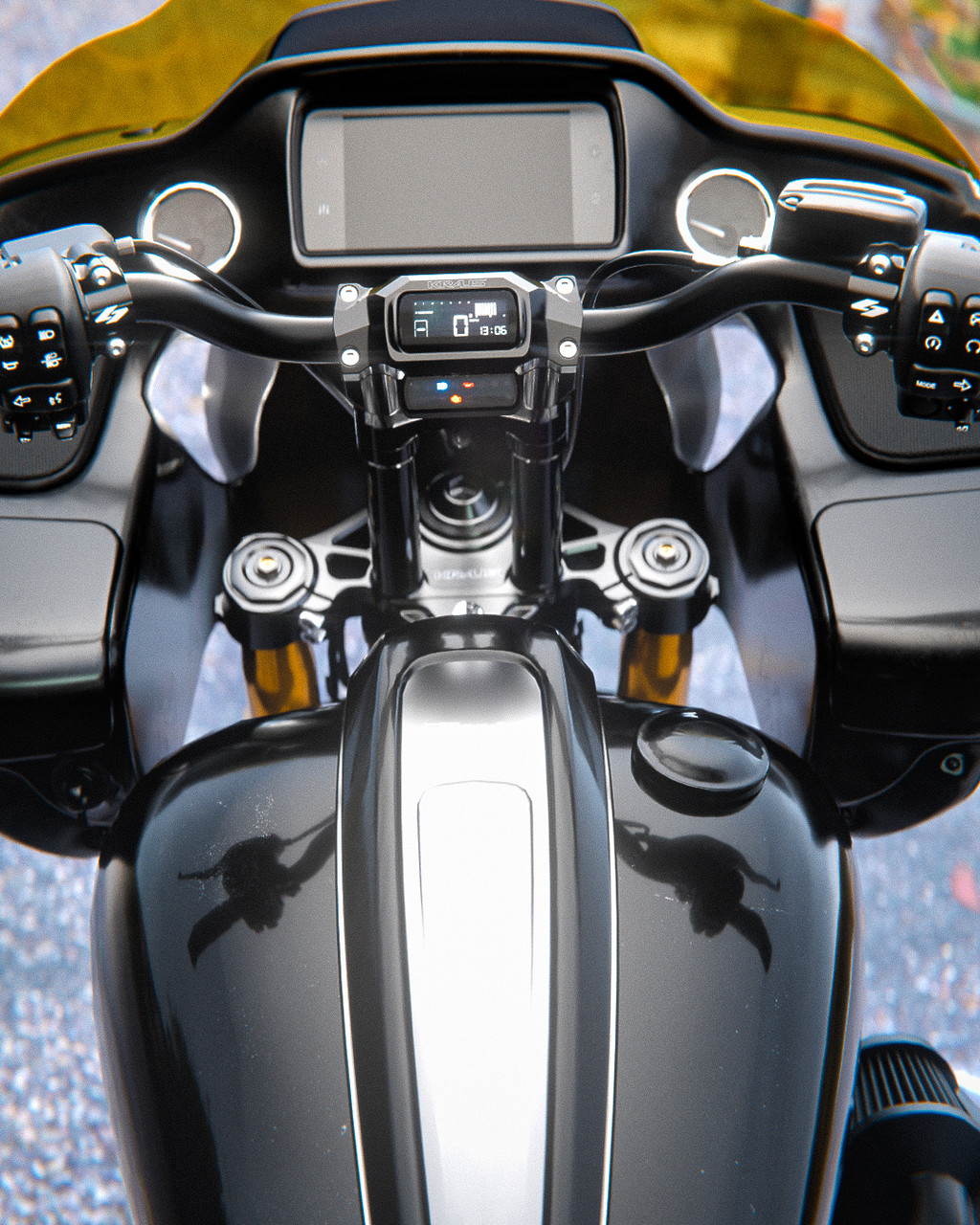 Koso D2 | Multifunction meter for Harley-Davidson®