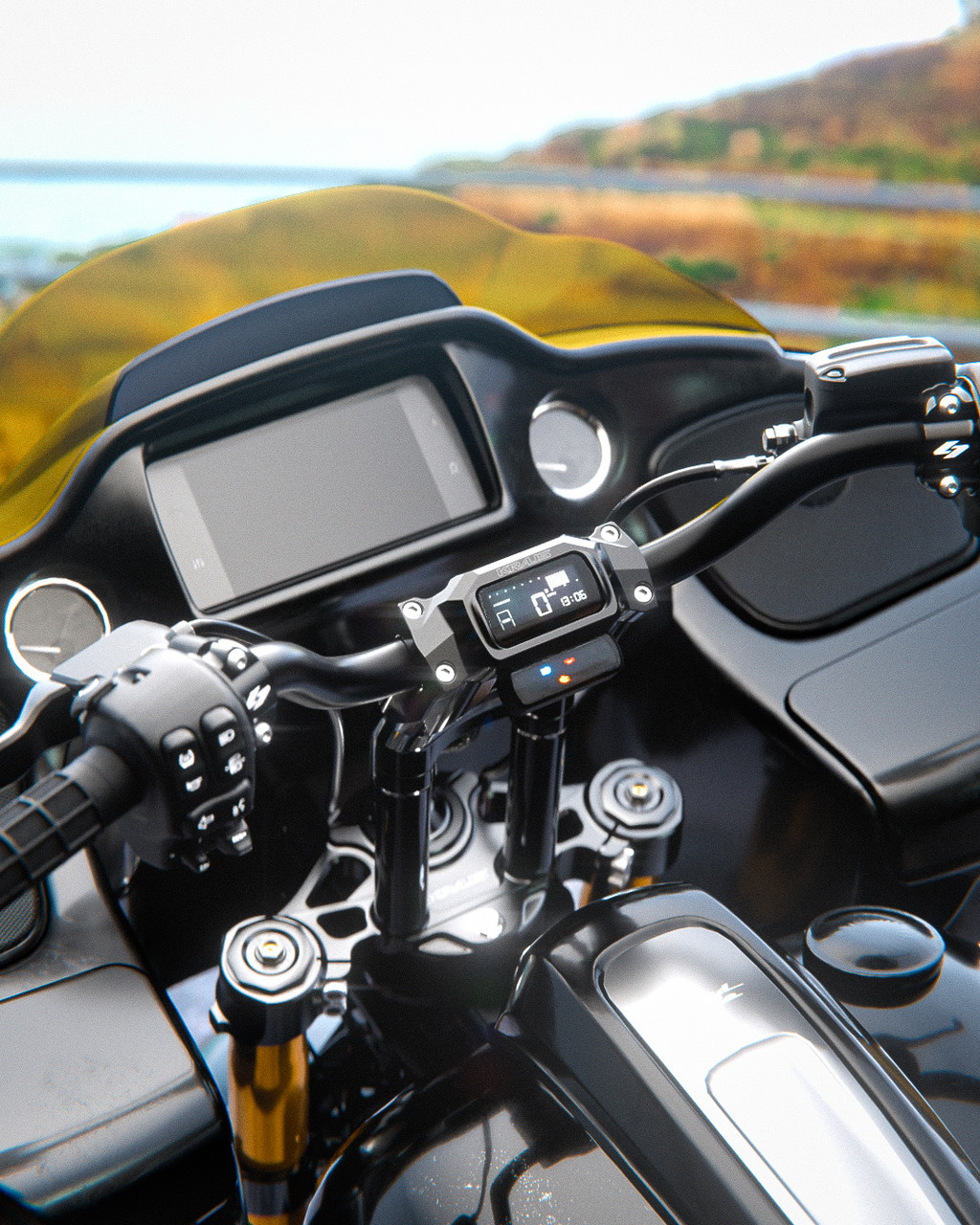 Koso D2 | Multifunction meter for Harley-Davidson®