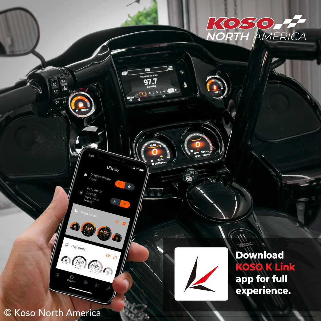 KOSO TFT Gauge Kit (2014-2023)