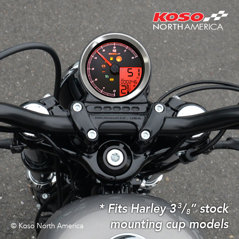 KOSO HD-04 Meter Bezel (Dyna/Sportster)
