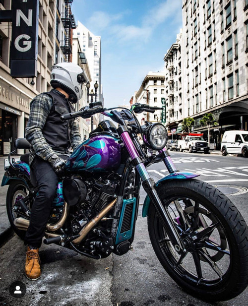 Kraus Isolated & Kickback Risers (Bagger, 18+ Softail)