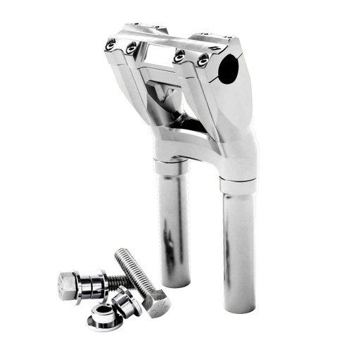 Kraus Isolated & Kickback Risers (Dyna, Pre-18 Softail, FXR, Sportster)