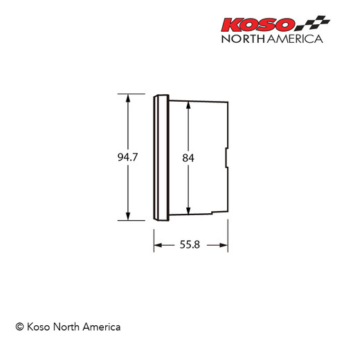 KOSO HD-04 Meter Bezel (Dyna/Sportster)