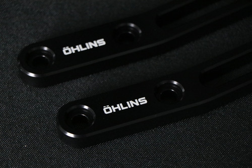 Ohlins Blackline Remote Reservoir 12"  Rear Shocks | HD 050