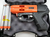     JPX 4 Shot Compact 2 Pepper Gun Orange with Laser and Paddle Holster