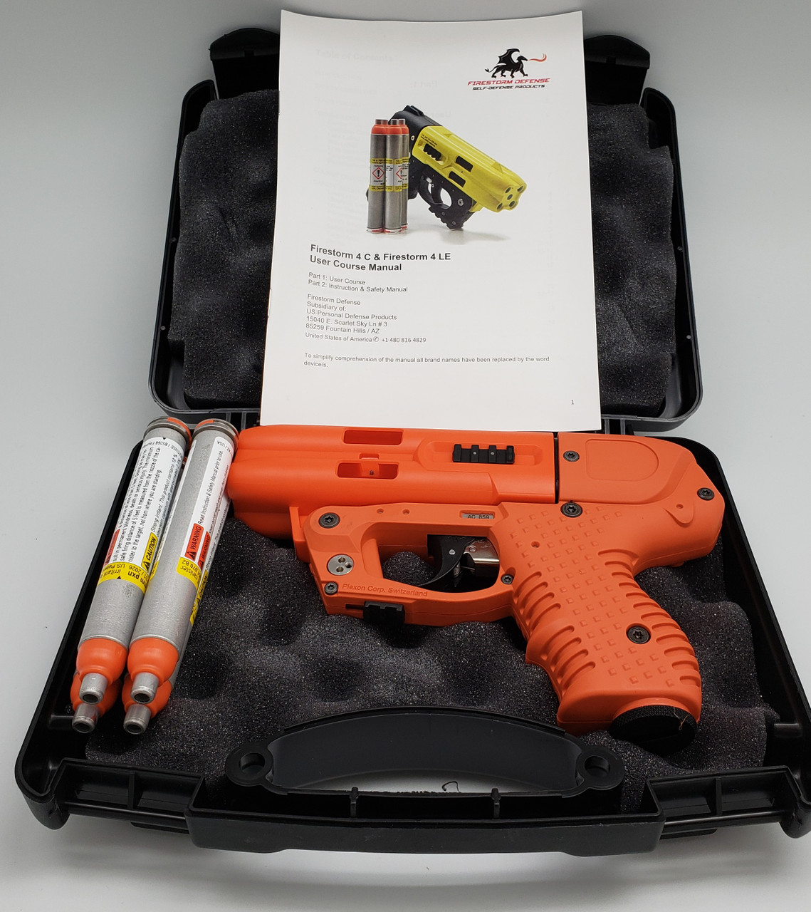 Firestorm JPX 4 C2 LE ORANGE PEPPERGUN WITH LASER