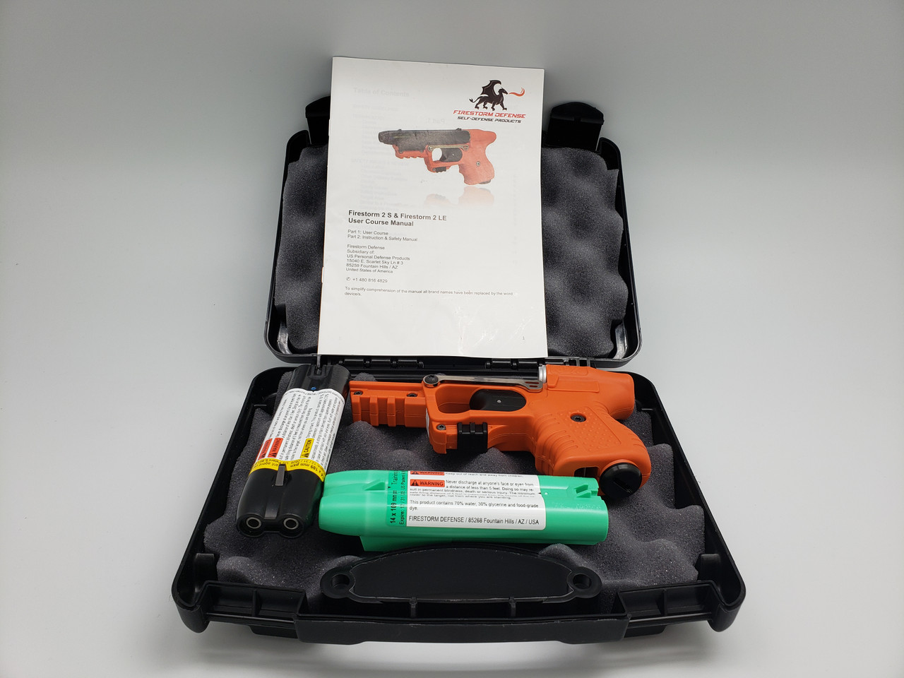 Piexon JPX 2 Pepper gun with Orange Frame with Laser