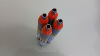 JPX 4 Shot set of LE RED OC Cartridges EXP 2027 with UV DYE