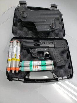 JPX 4 Shot Compact Pepper Black Gun LE Bundle with Level 2 Holster