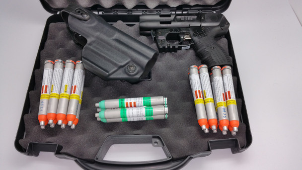 FIRESTORM JPX 4 Shot LE Defender Black Pepper Gun LEO Bundle 