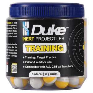 DUKE INERT PRACTICE BALLS JAR OF 125