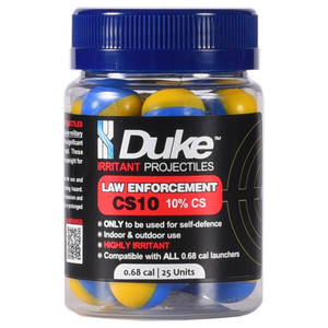 Duke LE CS10 Irritant Projectiles Jar of 25