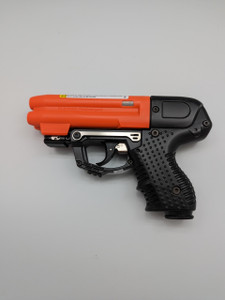  FIRESTORM JPX 6 BLACK FRAME WITH ORANGE BARREL 4 SHOT PEPPER GUN