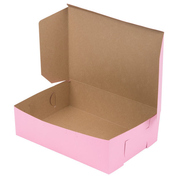 BAKERY BOX - PINK - 14 X 10 X 4 / 100