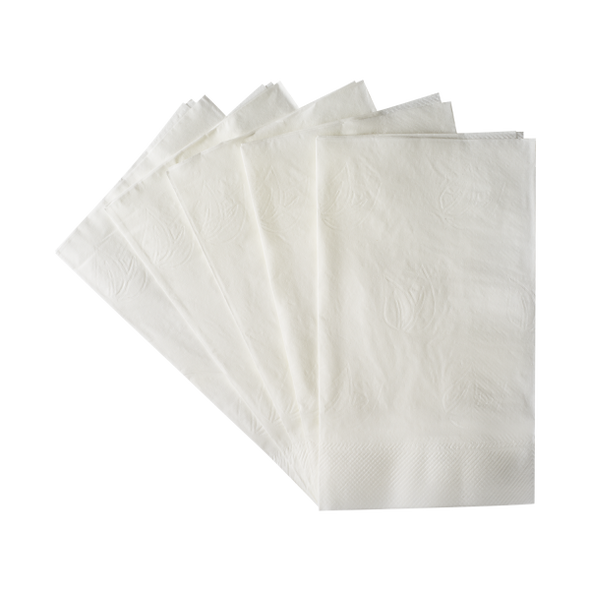 NAPKIN - DINNER - WHITE - 15 x 17 - 1-PLY / 3000
