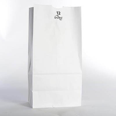 GROCERY BAG - WHITE - DURO - 12LB / 500
