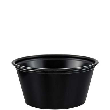 PORTION CUP - PP - PE - BLACK - 2OZ / 2500