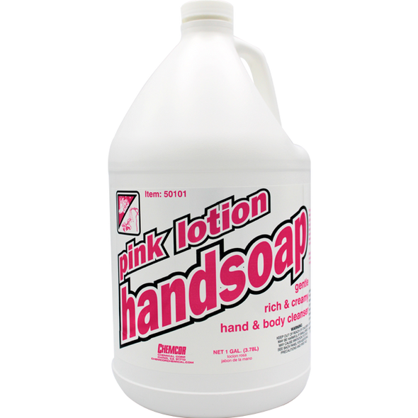 SOAP - HAND - PINK LOTION - 1 GAL  / 4