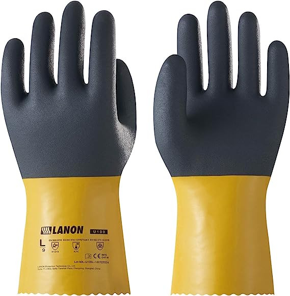 GLOVES - HEAVY DUTY - RUBBER - LARGE / 1