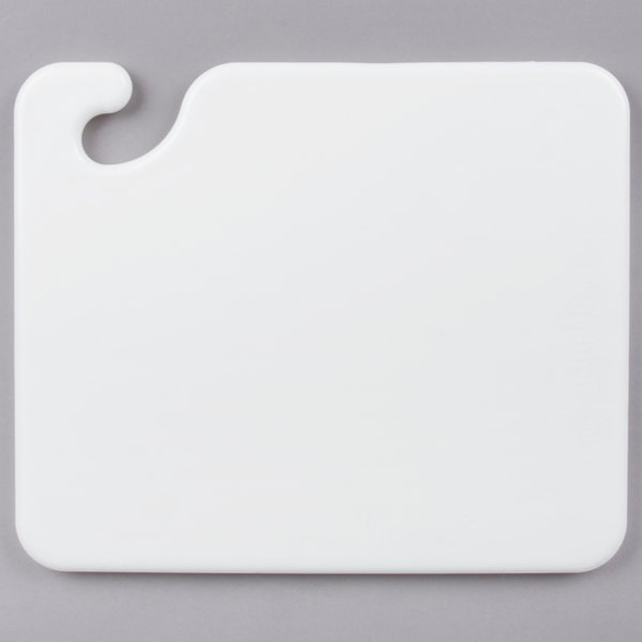 SAN JAMAR - CUTTING BOARD 12" x 10" x 1/2" WHITE / 1