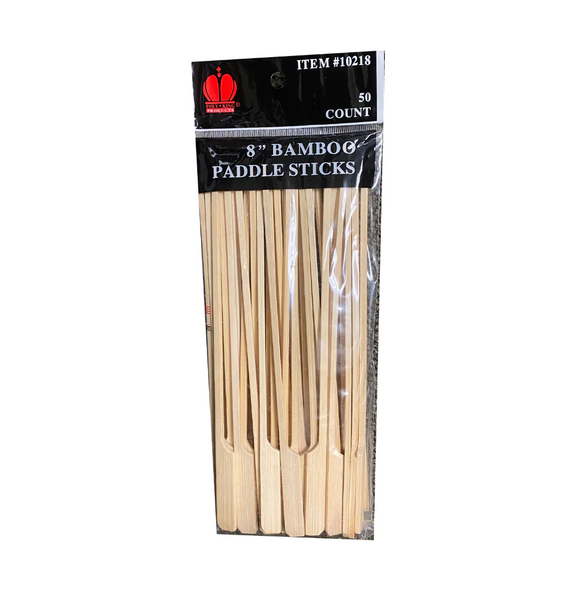 SKEWERS - PADDLE STICKS - BAMBOO - 8" / 4000