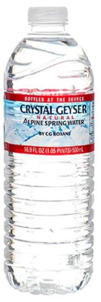WATER - CRYSTAL GEYSER - SPRING - 16.9OZ / 24