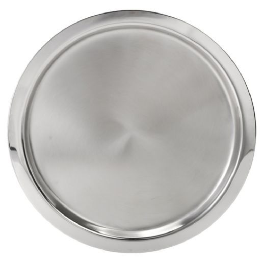 STEELITE - ROUND SERVING TRAY STAINLESS STEEL 15.75" / 1