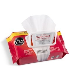 WIPES - MULTI SURFACE WIPES - NO RINSE- 9 x 8 