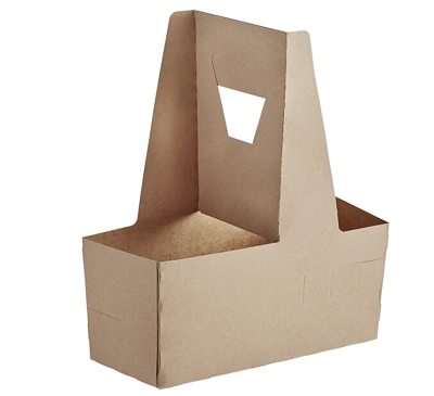 DRINK CARRIER - 2 CUP - KRAFT - 8-24OZ / 250