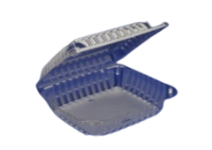 HINGED CONTAINER- CLEAR - 8 X 2.5 / 250