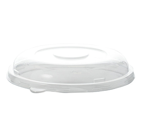 ROUND CONTAINER LID - CLEAR - APSIC FLAT - 24/32/40OZ  / 500