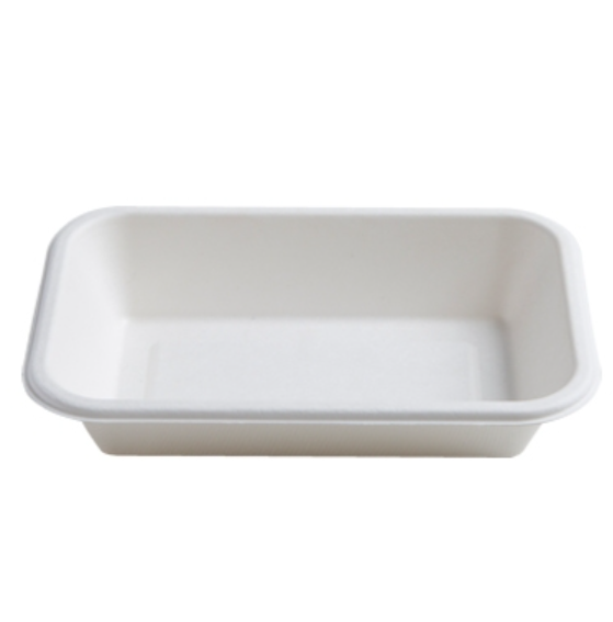 RECTANGULAR CONTAINER - BAGASSE - 16OZ / 600
