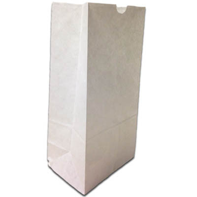 GROCERY BAG - WHITE - 10# - 6-5/16 X 4-3/16 X 13-3/8 / 500