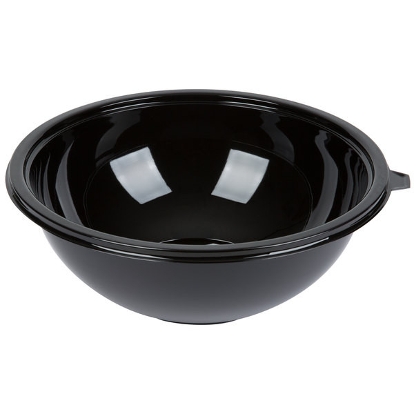 ROUND BOWL - BLACK  - 160OZ / 25 