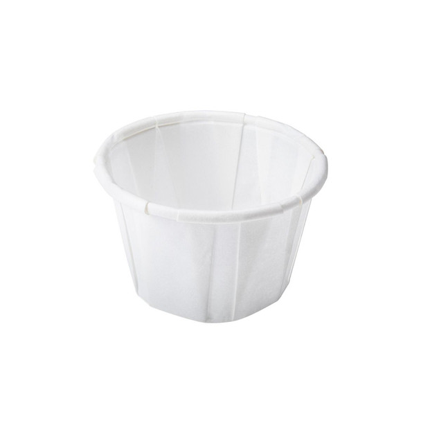 PORTION CUP - PAPER - WHITE - 1OZ / 5000