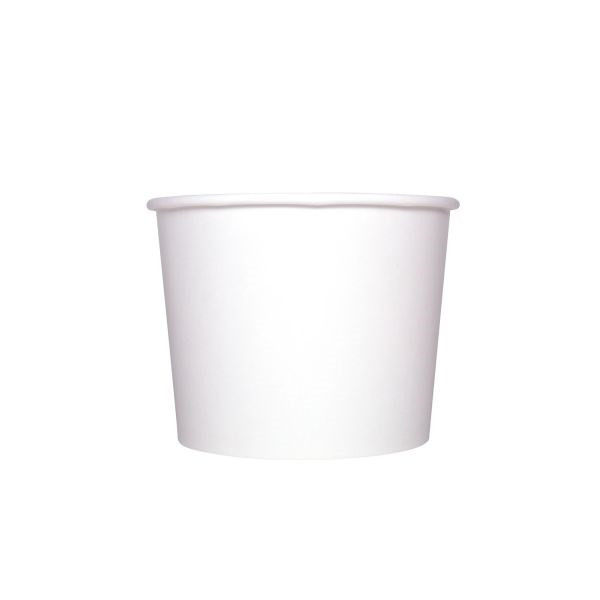FOOD CONTAINER - PAPER - 32OZ - WHITE / 600
