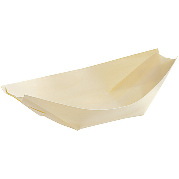 FOOD TRAY - PINE BOAT - 5.5" / 100