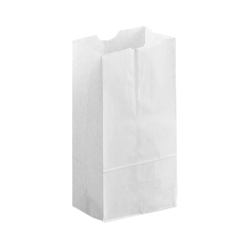 GROCERY BAG - WHITE - WAXED - 4LB / 1000